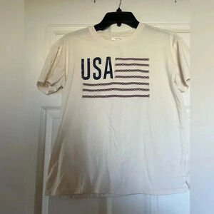 USA embroidered graphic tee